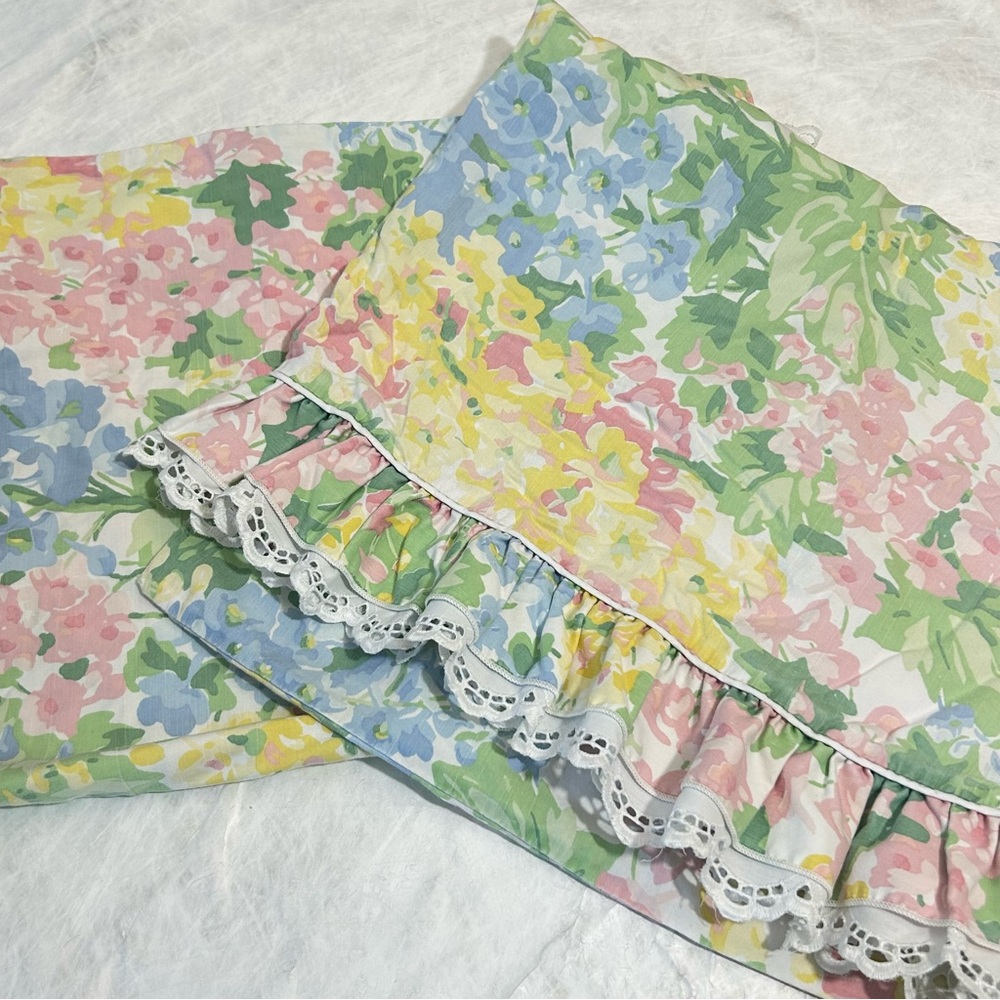 Vintage Waverly Floral Pillowcases